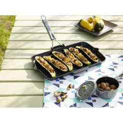 Staub Grillpan Met Schenktuit 34 X 21 Cm, Zwart -Heet Kook Verkoop 000017175