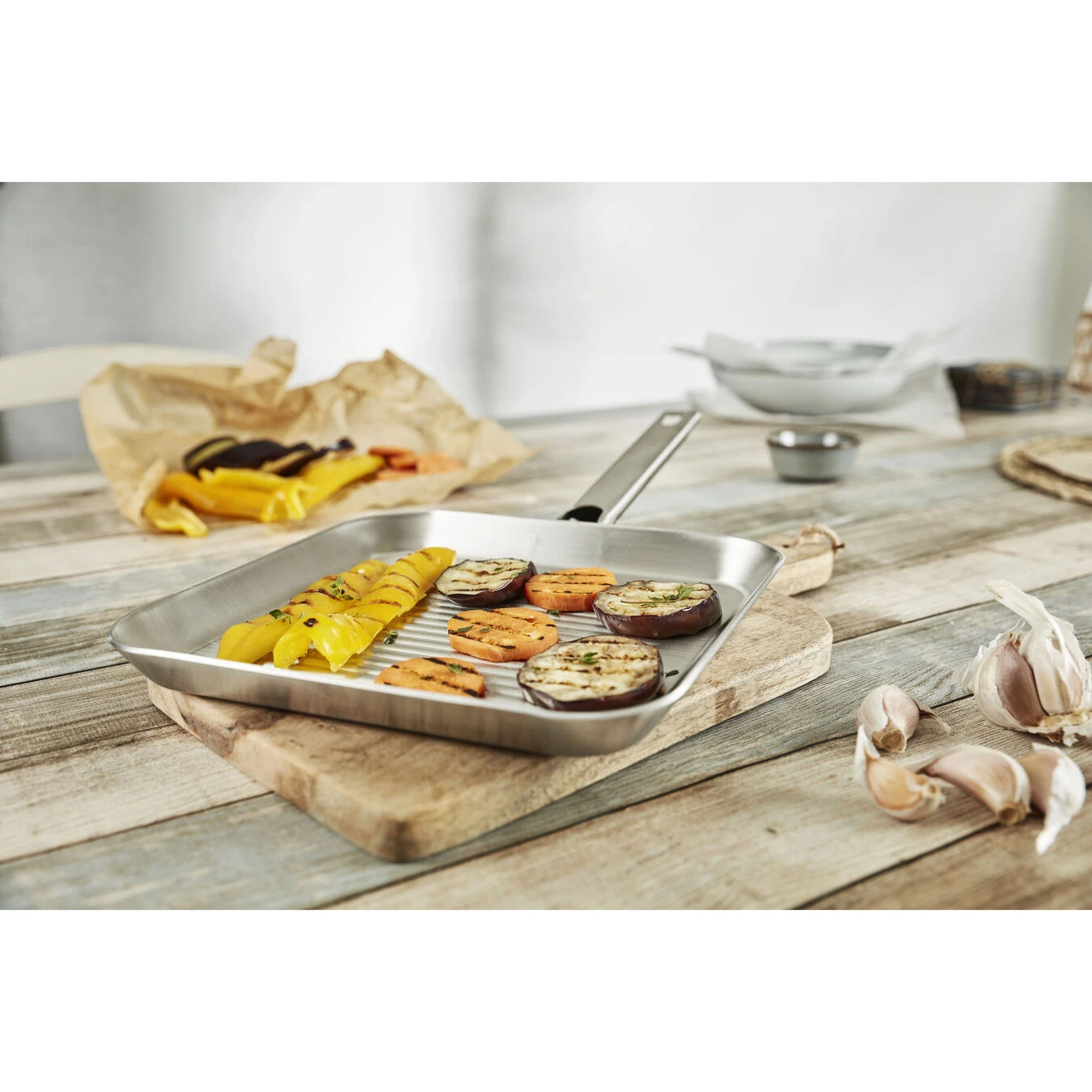 Demeyere Grillpan 24 X 24 Cm 4 Demeyere Grillpan 24 X 24 Cm - Afbeelding 2