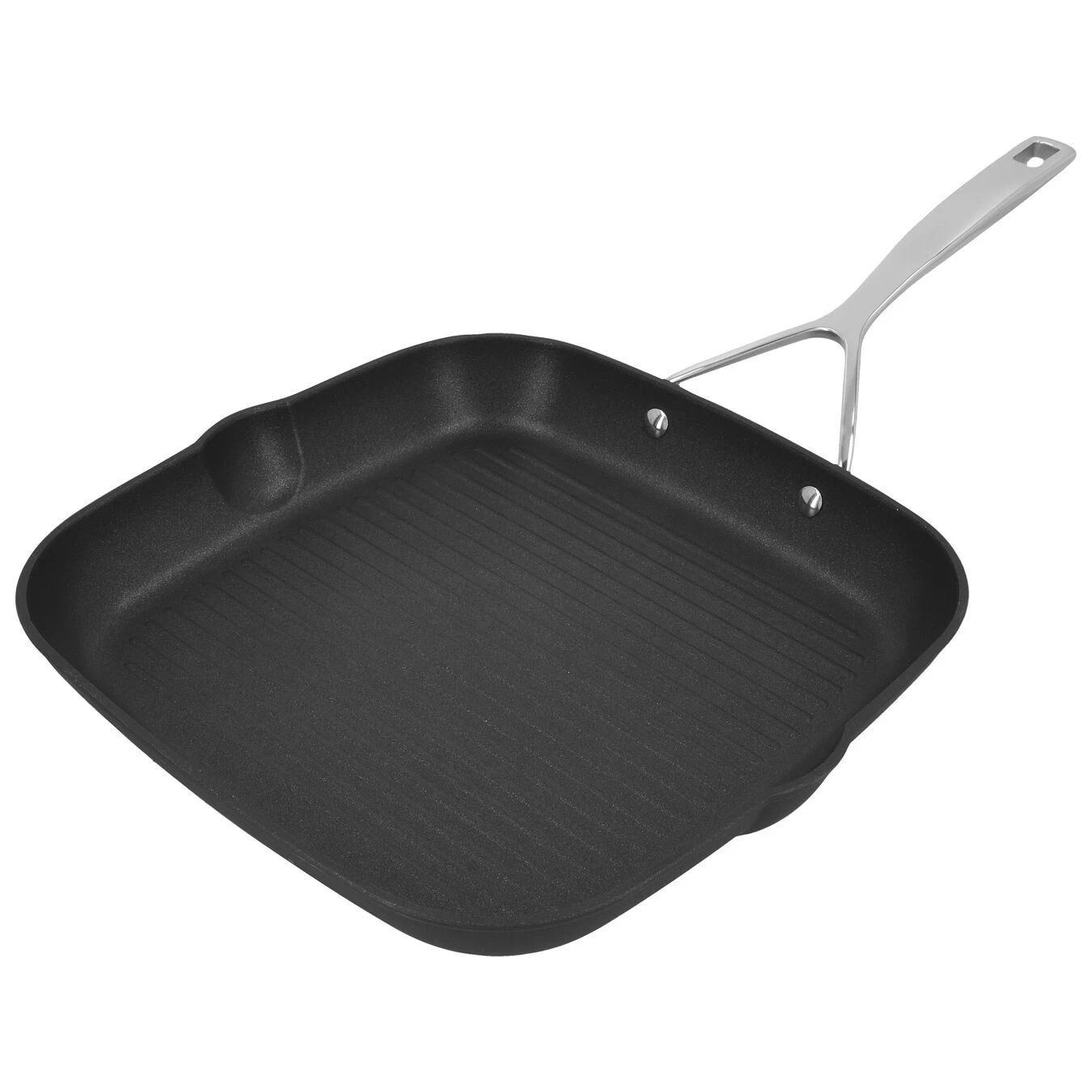 Demeyere Grillpan Duraslide Titanium 28 X 28 Cm 4 Demeyere Grillpan Duraslide Titanium 28 X 28 Cm - Afbeelding 2