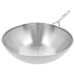 Demeyere Wok Vlakke Bodem 30 Cm 12 Demeyere Wok Vlakke Bodem 30 Cm -Heet Kook Verkoop 000024237