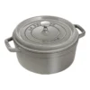 Staub Gietijzeren Braadpan 24 Cm / 3,8 L, Rond, Grafietgrijs 2 Staub Gietijzeren Braadpan 24 Cm / 3,8 L, Rond, Grafietgrijs -Heet Kook Verkoop 1003199 3