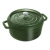 Staub Gietijzeren Braadpan 24 Cm / 3,8 L, Rond, Basilicum -Heet Kook Verkoop 1003973 2