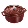 Staub Gietijzeren Braadpan 24 Cm / 3,8 L, Rond, Grenadine Rood 2 Staub Gietijzeren Braadpan 24 Cm / 3,8 L, Rond, Grenadine Rood -Heet Kook Verkoop 1003975 3