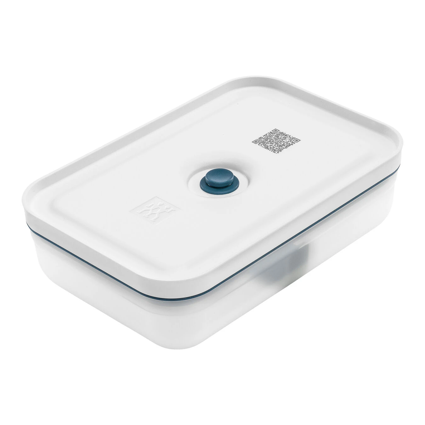 Zwilling Vacuüm Brooddoos L Plat, Kunststof, Semitransparan-La-Mer Blauw 3 Zwilling Vacuüm Brooddoos L Plat, Kunststof, Semitransparan-La-Mer Blauw