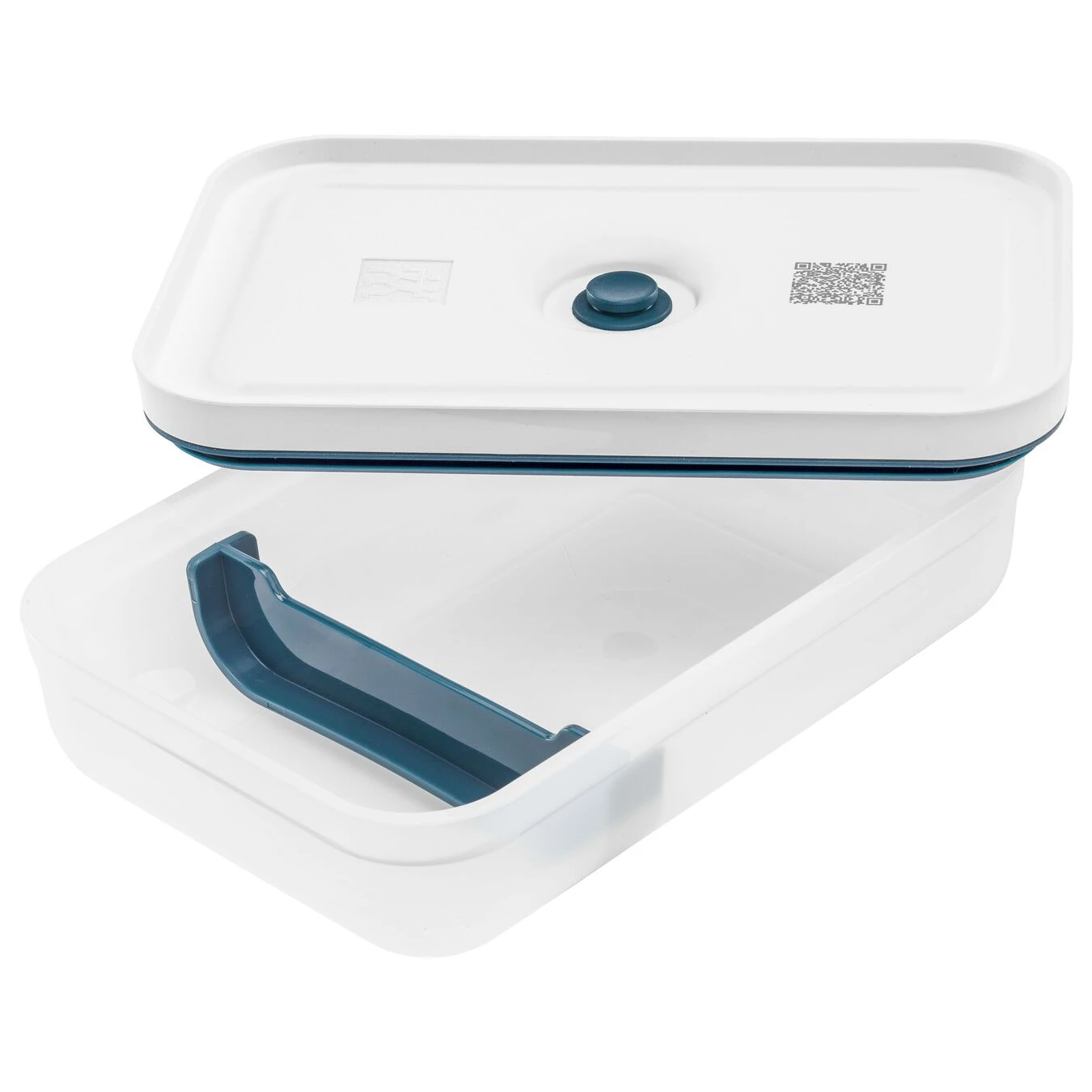 Zwilling Vacuüm Brooddoos L Plat, Kunststof, Semitransparan-La-Mer Blauw 7 Zwilling Vacuüm Brooddoos L Plat, Kunststof, Semitransparan-La-Mer Blauw - Afbeelding 5