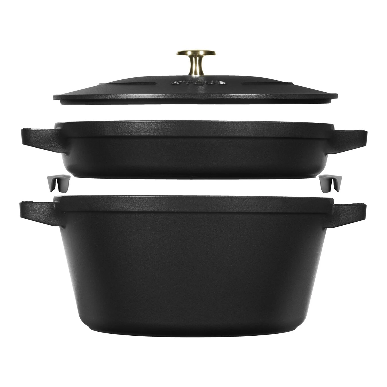 Staub Pannenset Black Matt, 2-delig 3 Staub Pannenset Black Matt, 2-delig