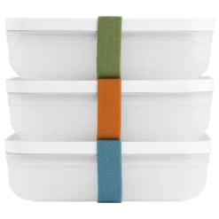 Zwilling Vacuüm Brooddoos Set, L Plat / 6-delig, Kunststof, Semitransparant-Grijs 10 Zwilling Vacuüm Brooddoos Set, L Plat / 6-delig, Kunststof, Semitransparant-Grijs -Heet Kook Verkoop 1020460 3