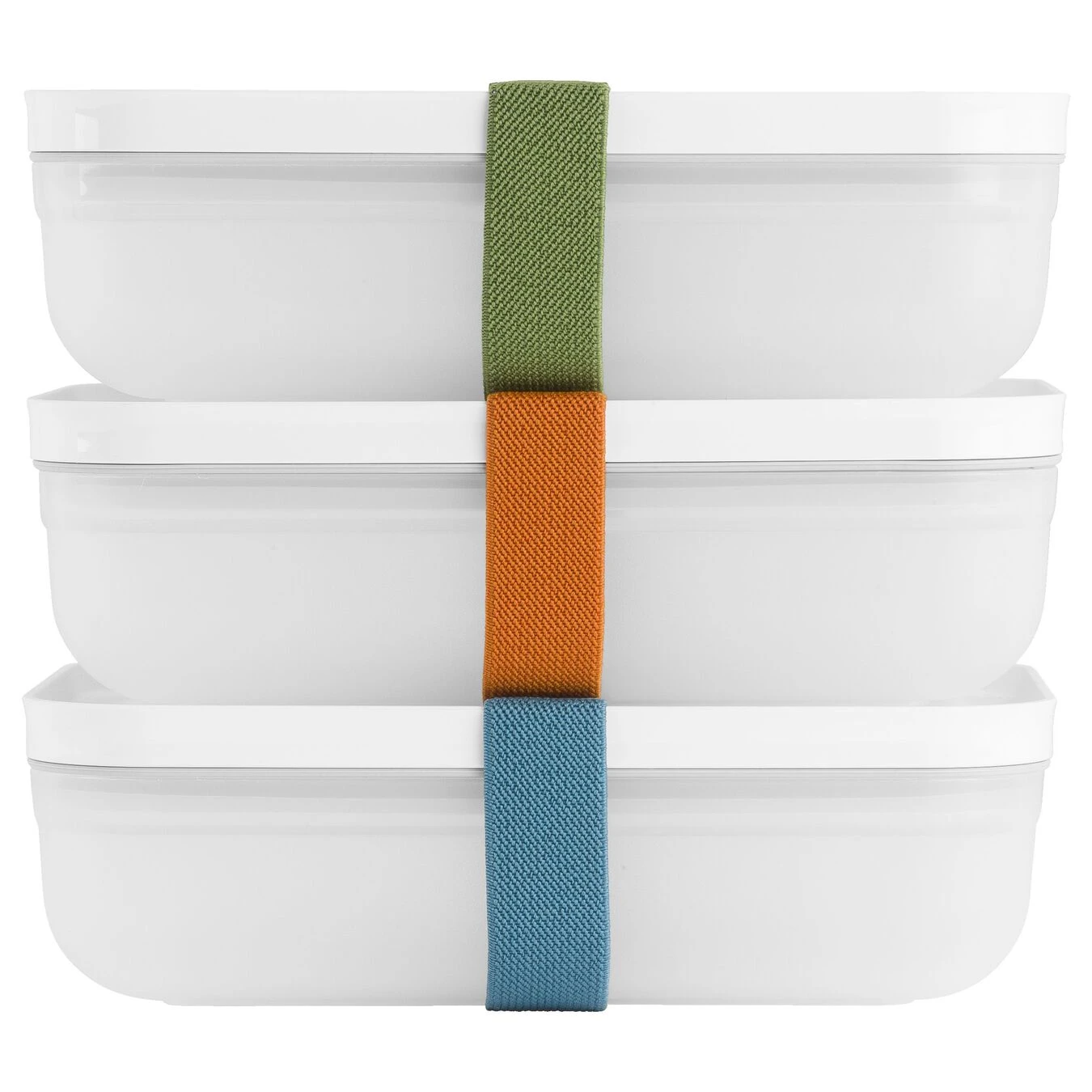 Zwilling Vacuüm Brooddoos Set, L Plat / 6-delig, Kunststof, Semitransparant-Grijs 5 Zwilling Vacuüm Brooddoos Set, L Plat / 6-delig, Kunststof, Semitransparant-Grijs - Afbeelding 3