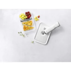 Zwilling Vacuüm Brooddoos L Plat, Kunststof, Semitransparant-Grijs 13 Zwilling Vacuüm Brooddoos L Plat, Kunststof, Semitransparant-Grijs -Heet Kook Verkoop 272693 ZWI Flat Lunchbox TRANSPARENT TOP D2 002