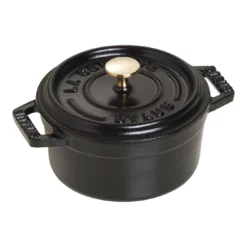 Staub Mini Braadpan 10 Cm / 250 Ml, Rond, Zwart