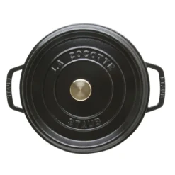 Staub Gietijzeren Braadpan 24 Cm / 3,8 L, Rond, Zwart -Heet Kook Verkoop 40500 241 0 3
