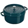 Staub Gietijzeren Braadpan 28 Cm / 6,75 L, Rond, La-mer -Heet Kook Verkoop 40501 115 0 1