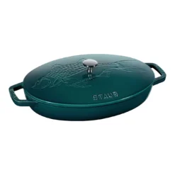 Staub Ovenschaal Met Deksel 33 Cm, Ovaal, La-mer
