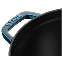 Staub Gietijzeren Braadpan 24 Cm / 3,8 L, Rond, La-mer -Heet Kook Verkoop 40508 654 0 3