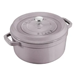 Staub Gietijzeren Braadpan 26 Cm / 5,25 L, Rond, Kersenbloesem