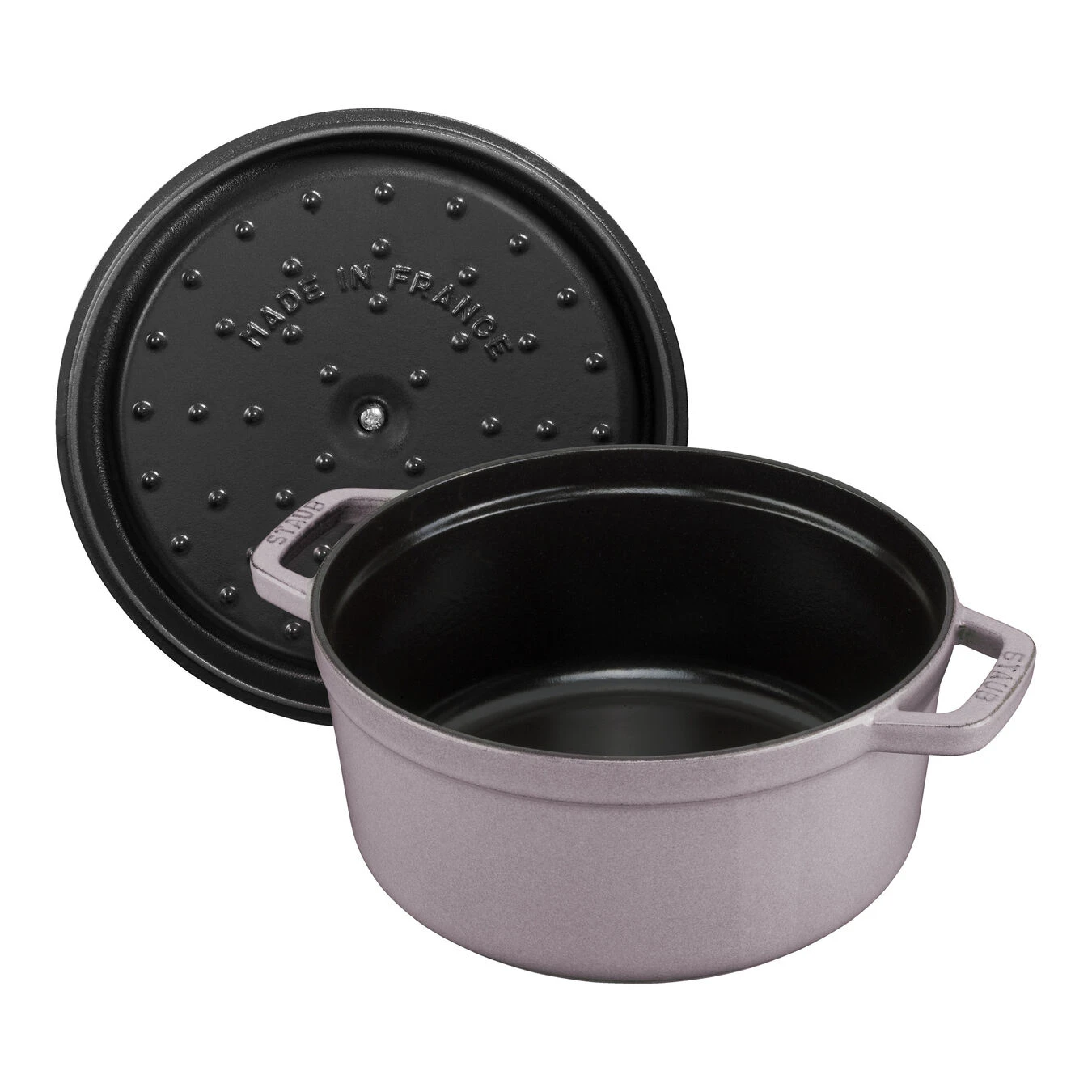 Staub Gietijzeren Braadpan 26 Cm / 5,25 L, Rond, Kersenbloesem 4 Staub Gietijzeren Braadpan 26 Cm / 5,25 L, Rond, Kersenbloesem - Afbeelding 2