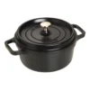 Staub Gietijzeren Braadpan 22 Cm / 2,5 L, Rond, Zwart -Heet Kook Verkoop 40509 305 0 1