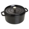 Staub Gietijzeren Braadpan 26 Cm / 5,25 L, Rond, Zwart -Heet Kook Verkoop 40509 310 0 1