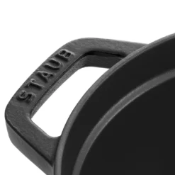 Staub Gietijzeren Braadpan 37 Cm / 8 L, Ovaal, Zwart -Heet Kook Verkoop 40509 315 0 6 6