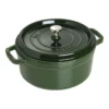 Staub Gietijzeren Braadpan 26 Cm / 5,25 L, Rond, Basilicum -Heet Kook Verkoop 40509 356 0 1