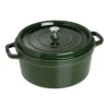 Staub Gietijzeren Braadpan 28 Cm / 6,75 L, Rond, Basilicum -Heet Kook Verkoop 40509 361 0 1