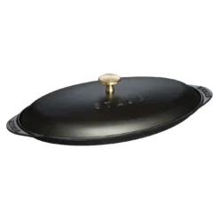 Staub Ovenschaal Met Deksel 31 Cm, Ovaal, Zwart 13 Staub Ovenschaal Met Deksel 31 Cm, Ovaal, Zwart -Heet Kook Verkoop 40509 400 0 3