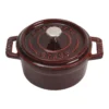 Staub Mini Braadpan 10 Cm / 250 Ml, Rond, Grenadine Rood -Heet Kook Verkoop 40509 805 0 1