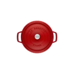 Staub Gietijzeren Braadpan 18 Cm / 1,7 L, Rond, Kersenrood -Heet Kook Verkoop 40509 814 0 2