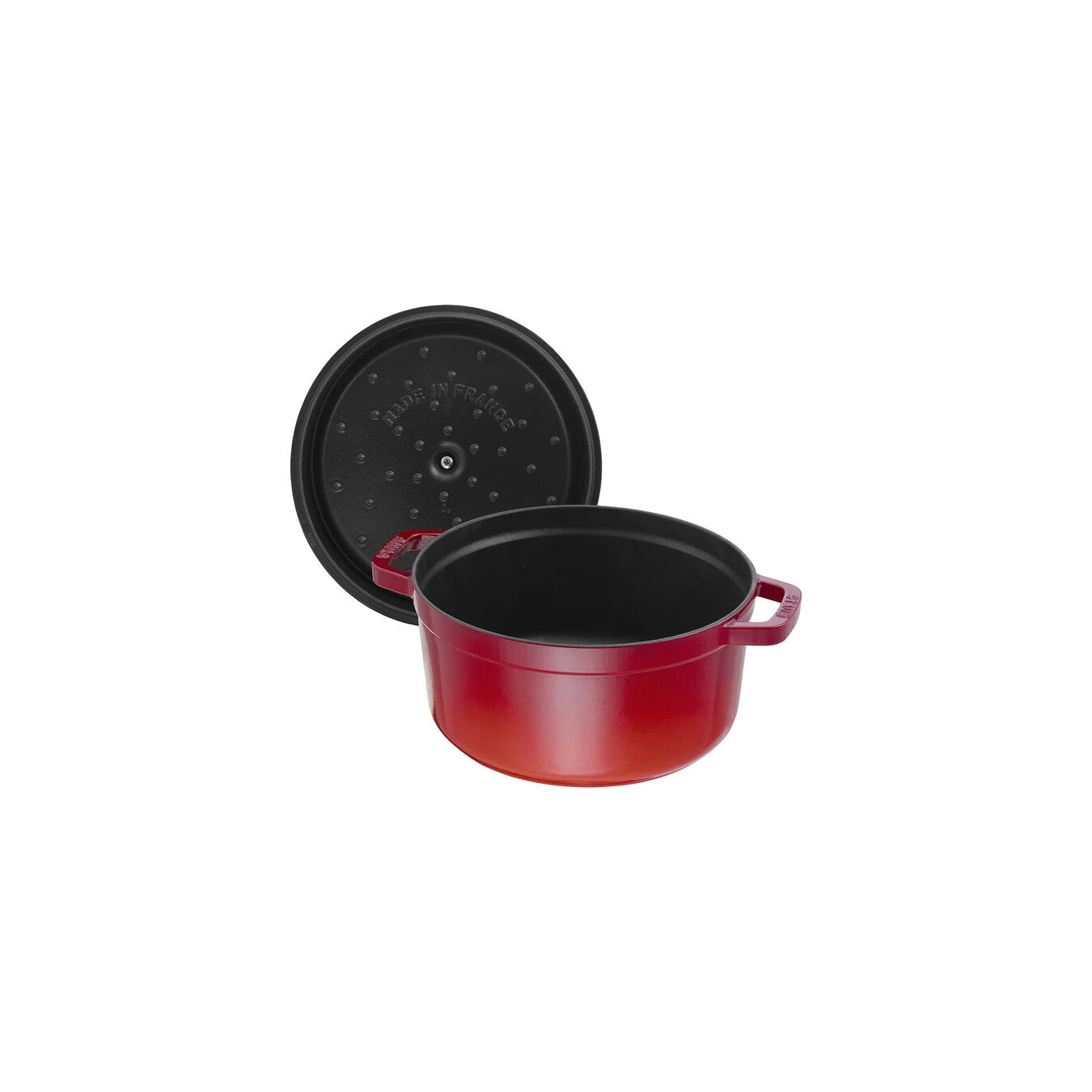 Staub Gietijzeren Braadpan 26 Cm / 5,25 L, Rond, Kersenrood 5 Staub Gietijzeren Braadpan 26 Cm / 5,25 L, Rond, Kersenrood - Afbeelding 3