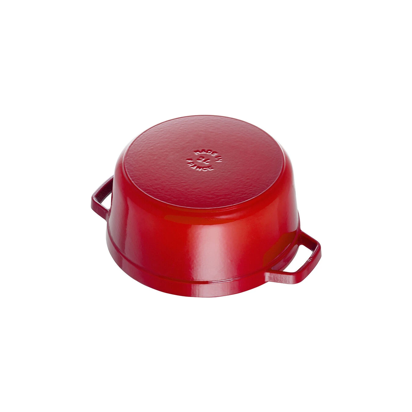 Staub Gietijzeren Braadpan 26 Cm / 5,25 L, Rond, Kersenrood 4 Staub Gietijzeren Braadpan 26 Cm / 5,25 L, Rond, Kersenrood - Afbeelding 2