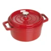 Staub Gietijzeren Braadpan 22 Cm / 2,5 L, Rond, Kersenrood -Heet Kook Verkoop 40509 825 1