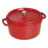 Staub Gietijzeren Braadpan 28 Cm / 6,75 L, Rond, Kersenrood -Heet Kook Verkoop 40509 852 0 1