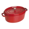 Staub Gietijzeren Braadpan 33 Cm / 6,75 L, Ovaal, Kersenrood 2 Staub Gietijzeren Braadpan 33 Cm / 6,75 L, Ovaal, Kersenrood -Heet Kook Verkoop 40509 872 0 1 1