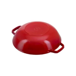 Staub Wok Met Glazen Deksel 30 Cm, Kersenrood -Heet Kook Verkoop 40511 345 0 4