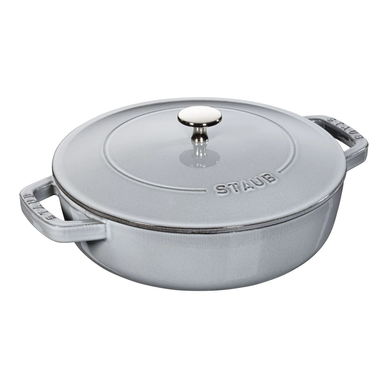 Staub Sauteerpan Chistera 24 Cm / 2,5 L, Grafietgrijs 3 Staub Sauteerpan Chistera 24 Cm / 2,5 L, Grafietgrijs