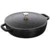 Staub Sauteerpan Chistera 28 Cm / 3,7 L, Zwart -Heet Kook Verkoop 40511 472 0 1
