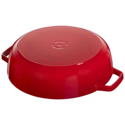 Staub Sauteerpan Chistera 28 Cm / 3,7 L, Kersenrood -Heet Kook Verkoop 40511 474 0 3