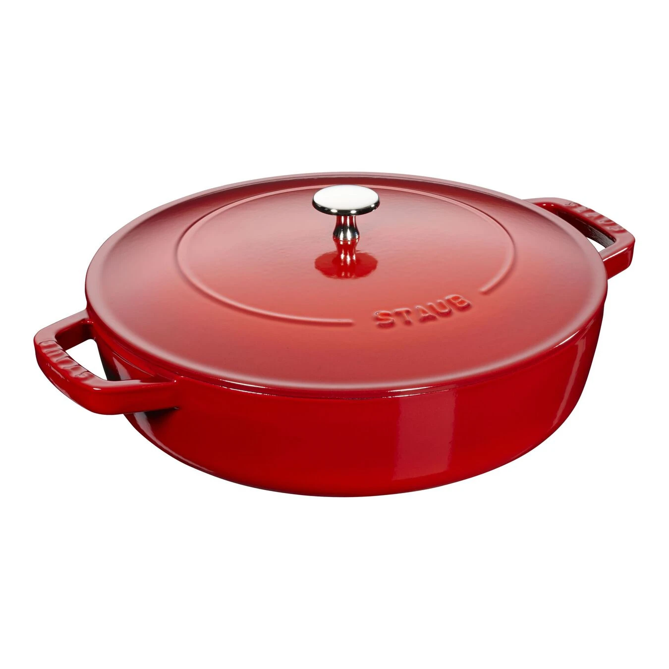 Staub Sauteerpan Chistera 24 Cm / 2,5 L, Kersenrood 3 Staub Sauteerpan Chistera 24 Cm / 2,5 L, Kersenrood