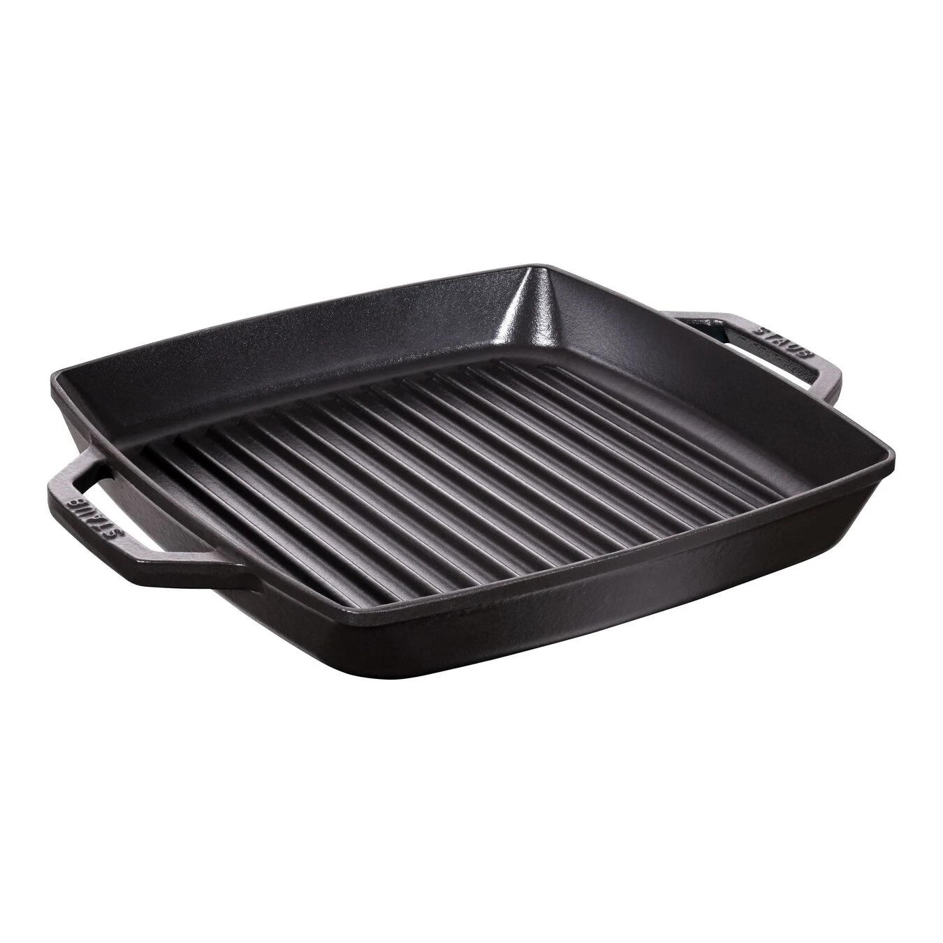 Staub Grillpan 28 X 28 Cm, Zwart 3 Staub Grillpan 28 X 28 Cm, Zwart