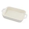 Staub Ovenschaal 20 Cm, Rechthoekig, Ivoorwit 1 Staub Ovenschaal 20 Cm, Rechthoekig, Ivoorwit -Heet Kook Verkoop 40511 865 1