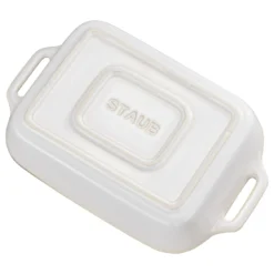 Staub Ovenschaal 27 Cm, Rechthoekig, Ivoorwit -Heet Kook Verkoop 40511 883 3
