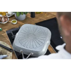 Ballarini Grillpan Granitium Titanium Extreme 28 X 28 Cm -Heet Kook Verkoop 424421885