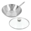 Demeyere Wok Met Glazen Deksel 30 Cm -Heet Kook Verkoop 5412191000571 52930 NP
