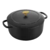 Ballarini Gietijzeren Braadpan 26 Cm / 5,5 L, Rond, Zwart -Heet Kook Verkoop 75003 542 0 000001167