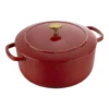 Ballarini Gietijzeren Braadpan 24 Cm / 4 L, Rond, Rood -Heet Kook Verkoop 75003 562 0 000000939