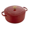 Ballarini Gietijzeren Braadpan 26 Cm / 5,5 L, Rond, Rood -Heet Kook Verkoop 75003 563 0 000001177