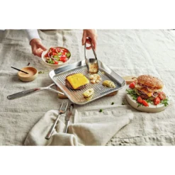 Demeyere Grillpan 28 Cm -Heet Kook Verkoop 750061823