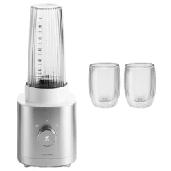 Zwilling Personal Blender + Dubbelwandige Glazen Set, 3-delig