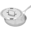 Demeyere Koekenpan 24 Cm + Dubbelwandig Deksel -Heet Kook Verkoop indsutry5 pan 00028 set be