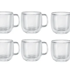 Zwilling Dubbelwandig Cappuccinoglazen Set, 6-delig